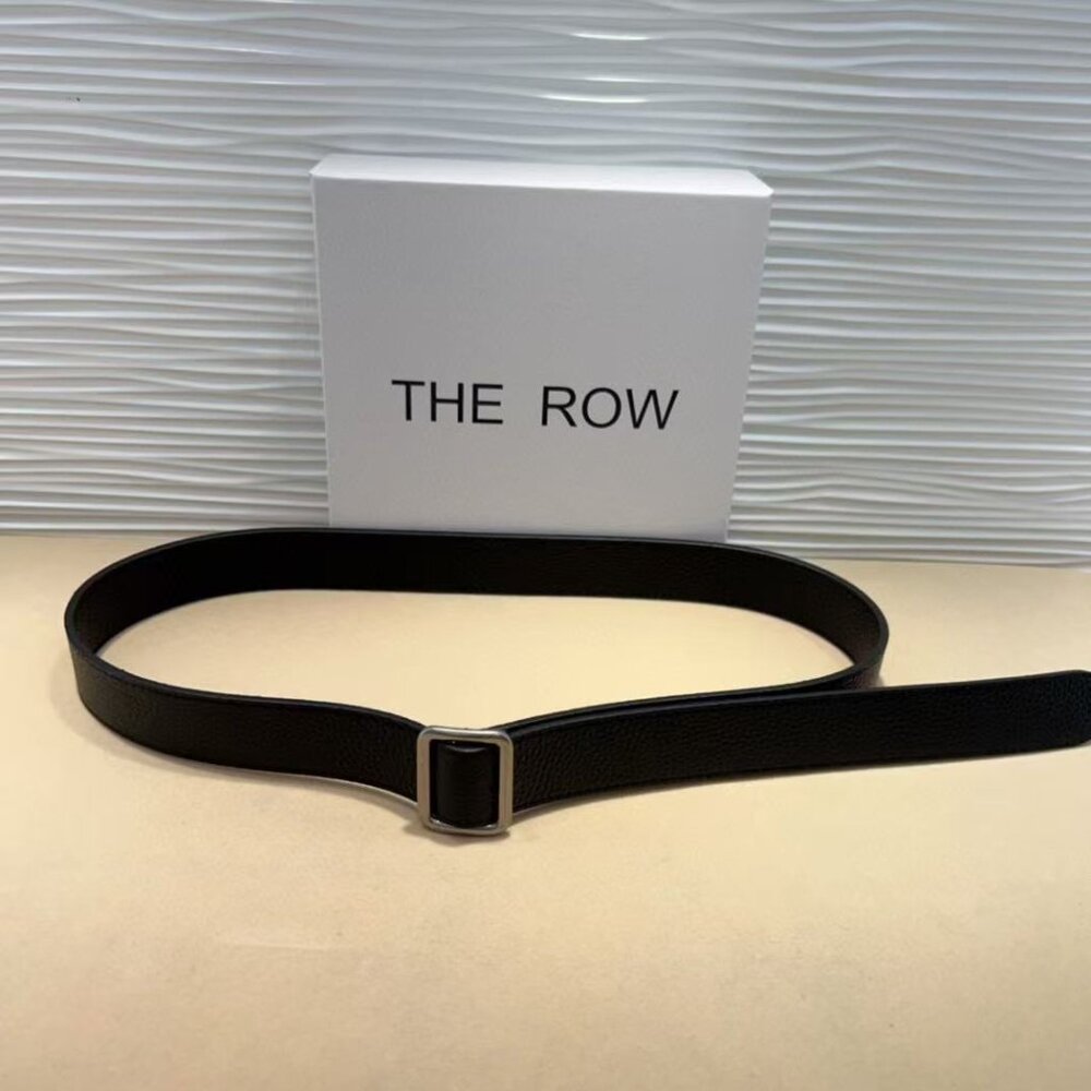 The Row Brown Leather Belt Timeless Accessory - Picture 6 of 7